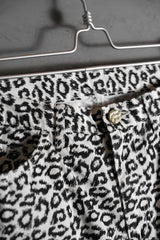 COMME des GARCONS HOMME PLUS 13S/S Leopard Pattern Pants Kawakubo Rei men's main line leopard print slim trousers