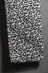 COMME des GARCONS HOMME PLUS 13S/S Leopard Pattern Pants Kawakubo Rei men's main line leopard print slim trousers
