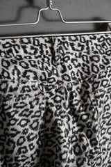 COMME des GARCONS HOMME PLUS 13S/S Leopard Pattern Pants Kawakubo Rei men's main line leopard print slim trousers