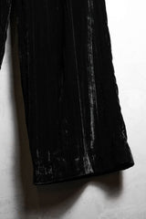 CHLOECHEN ベルベットワイドレッグパンツ 台湾デザイナーブランド ベルベットワイドレッグパンツ