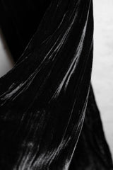 CHLOECHEN ベルベットワイドレッグパンツ 台湾デザイナーブランド ベルベットワイドレッグパンツ