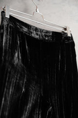 CHLOECHEN ベルベットワイドレッグパンツ 台湾デザイナーブランド ベルベットワイドレッグパンツ