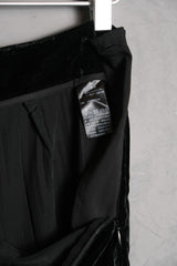 CHLOECHEN ベルベットワイドレッグパンツ 台湾デザイナーブランド ベルベットワイドレッグパンツ