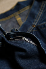 Lee 1960~70's 191Z Jelt Denim Sanforized Union Made in USA Carpenter Jeans with replacement zipper