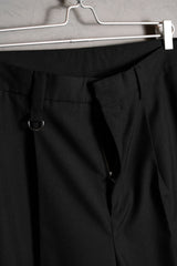 monkey time TW TWILL WIDE 1P PANTS wool blend pleated suit wide pants