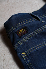Lee 1960~70's 191Z Jelt Denim Sanforized Union Made in USA Carpenter Jeans with replacement zipper