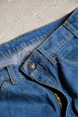 Levi's 1980's Vintage 40506 Orange Tab Denim Jeans orange label jeans with cut hems