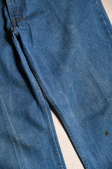 Levi's 1980's Vintage 40506 Orange Tab Denim Jeans orange label jeans with cut hems