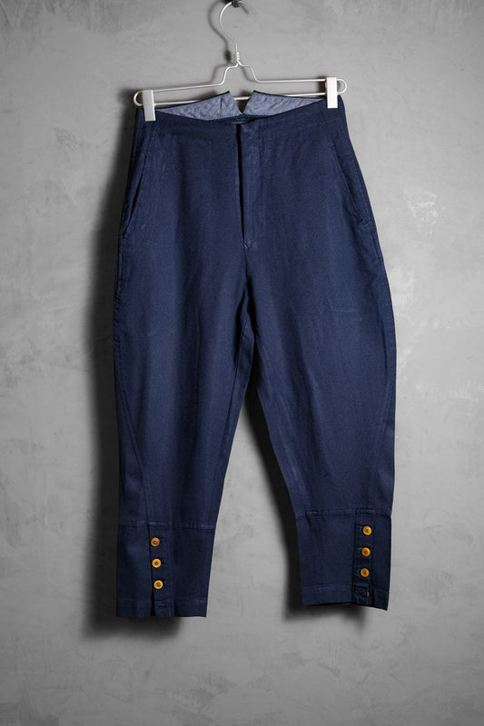 COMME des GARCONS 08S/S Breeches 川久保玲支線 馬術褲 深藍