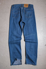 Levi's 1980's Vintage 40506 Orange Tab Denim Jeans orange label jeans with cut hems