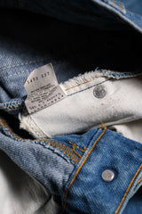 Levi's 1980's Vintage 40506 Orange Tab Denim Jeans orange label jeans with cut hems