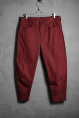 ISSEY MIYAKE MEN Curved Leg Pants 三宅一生 彎曲剪裁長褲 褲口變化