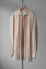 ドリス ヴァン ノッテン シアーシルクシャツ ベルギーのデザイナーブランド シルク シアー フェイクツーピースシャツ