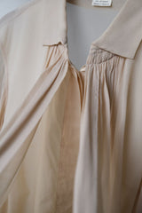 ドリス ヴァン ノッテン シアーシルクシャツ ベルギーのデザイナーブランド シルク シアー フェイクツーピースシャツ