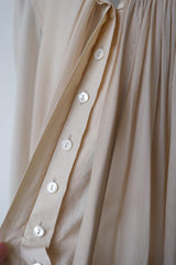 ドリス ヴァン ノッテン シアーシルクシャツ ベルギーのデザイナーブランド シルク シアー フェイクツーピースシャツ