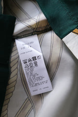 TOGA PULLA Scarf Pattern China Shirt & Pants 日本設計師品牌 絲巾印花中國結襯衫套裝 日本製
