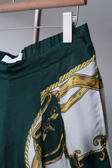 TOGA PULLA Scarf Pattern China Shirt & Pants 日本設計師品牌 絲巾印花中國結襯衫套裝 日本製