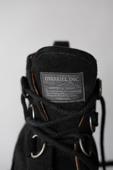 GEORGE COX x OVERKILL x CHAOS PUNK 12S/S Punk L-Boots 三方聯名 麂皮牛皮拼接龐克厚底靴