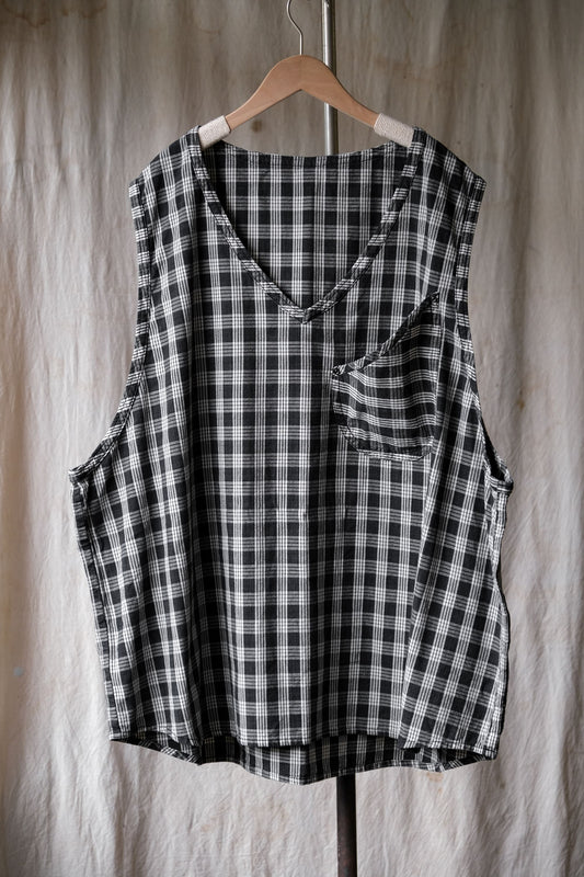 Porter Classic - PALAKA V-NECK VEST - BLACK