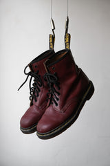 Dr.Martens 1460 10eyes Leather Boots Dr.Martens 8-hole leather boots wine red
