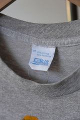 1980's Vintage Larry Bird Boston Celtics NBA Tee 50/50 Made in USA Single Stitich Vintage Print Short Kick Boston Celtics Larry Bird