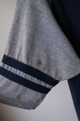 1980年代のヴィンテージAirborne Death From Above Tシャツ、ヴィンテージLachlanスリーブプリントのショートパンツ、アメリカ製