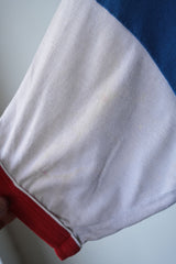 1970年代 ラッセル ソフトボール コーチ リンガー Tシャツ ヴィンテージ プリント パイピング ショートキック ソフトボール パッチ