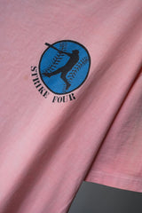 1990 年代のビンテージ アンビル ストライク フォー ベースボール ティー、フォーボール プリント入り、米国製。