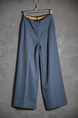 Vintage 70~90's Wide Leg Flared Pants Vintage twill wide leg flared pants light blue