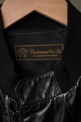 Undercover 09S/S Leather Rider Jacket Takahashi Shield Riri Zipper Rider Leather Jacket