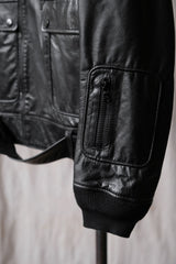 Undercover 09S/S Leather Rider Jacket Takahashi Shield Riri Zipper Rider Leather Jacket