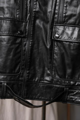 Undercover 09S/S Leather Rider Jacket Takahashi Shield Riri Zipper Rider Leather Jacket