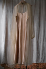 Chika Kisada Tulle One Piece Dress Japanese designer brand high-necked tulle dress with detachable lining