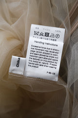 Chika Kisada Tulle One Piece Dress Japanese designer brand high-necked tulle dress with detachable lining