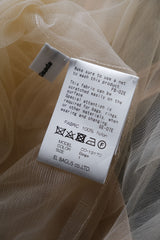 Chika Kisada Tulle One Piece Dress Japanese designer brand high-necked tulle dress with detachable lining