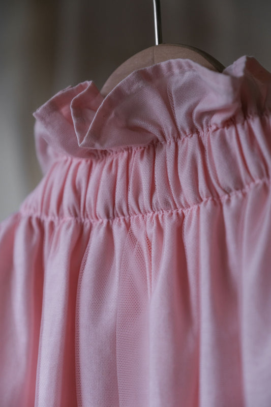 ノワール ケイ ニノミヤ コム デ ギャルソン ピンク チュール タンクドレス