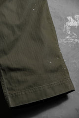 PHIGVEL MAKERS &CO. HBT MIL TROUSERS Japanese American replica brand herringbone military pants made in Japan