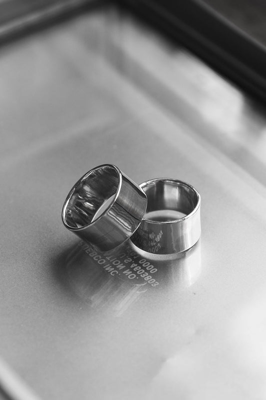 Mirror Polish Wide 925 Sterling Silver Ring