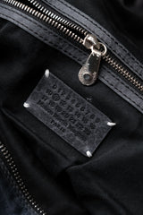 Maison Martin Margiela 12S/S 2-Way Leather Shoulder Tote Bag Maison Martin Margiela dark blue leather shoulder tote bag