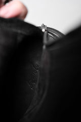 マルセル バックジッパー ロングレザーブーツ イタリア製ハンドメイドシューズブランド バックジッパー 厚底レザーハイブーツ 新品