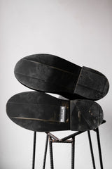 マルセル バックジッパー ロングレザーブーツ イタリア製ハンドメイドシューズブランド バックジッパー 厚底レザーハイブーツ 新品