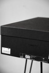 マルセル バックジッパー ロングレザーブーツ イタリア製ハンドメイドシューズブランド バックジッパー 厚底レザーハイブーツ 新品