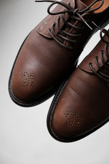 Hender Scheme オールドエンドリッジウェイ 日本製ハンドメイドシューズ デザイナーブランド レースアップ フォーマルレザーシューズ