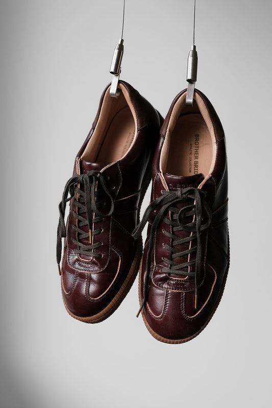 Brother Bridge Horsehide Leather German Trainer Shoes Japanese handmade shoe brand tea core horsehide German training shoes