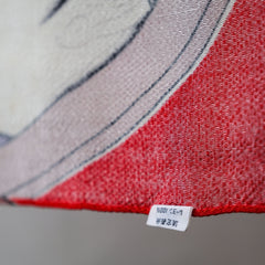 ヴィンテージ日本の芸者スタイルのレーヨンスカーフ日本の芸者プリントレーヨンスカーフ片面プリント