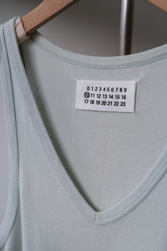 Martin Margiela 10 Cotton Tank Top Men's Cotton Tank Top