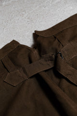 French 1950~60's Vintage SNCF Railway Workers Pants French National Railway Workers Canvas Work Pants