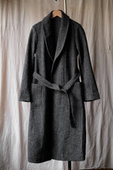 Unknown Wool Herringbone Twill Coat 羊毛人字紋長袍大衣