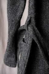 Unknown Wool Herringbone Twill Coat 羊毛人字紋長袍大衣