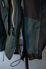 and wander Pertex Shield Color-Block Rain Jacket 日本のアウトドア機能性ブランド カラーブロック 防水ジャケット